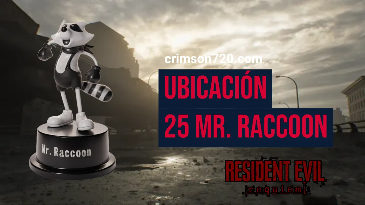 Resident Evil 9 Requiem: Localización de los 25 Mr. Raccoon