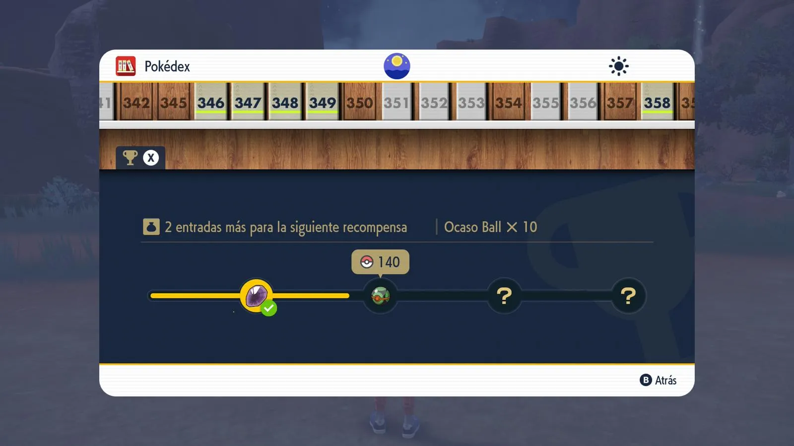 Recompensas Pokedex Paldea