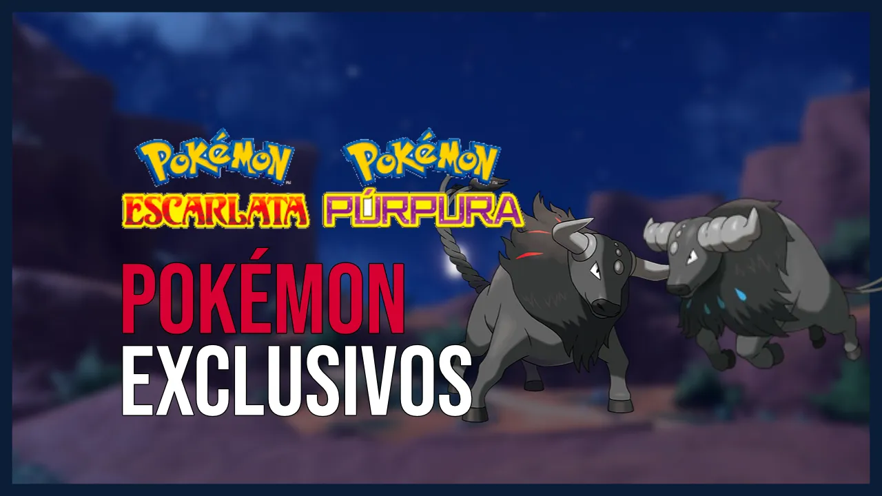 Pokémon exclusivos de Escarlata y Púrpura: Lista completa